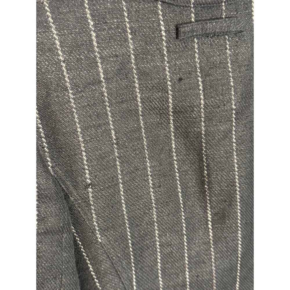 Smythe Women's Black Patch Pocket Duchess Linen Blazer Size 4 - Picture 7 of 11